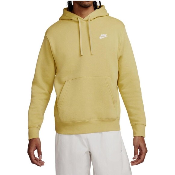 Nike Other - Nike Sportswear Club Fleece BV2654-720 Hoodie Gold/White Men Size XL BRAND NEW